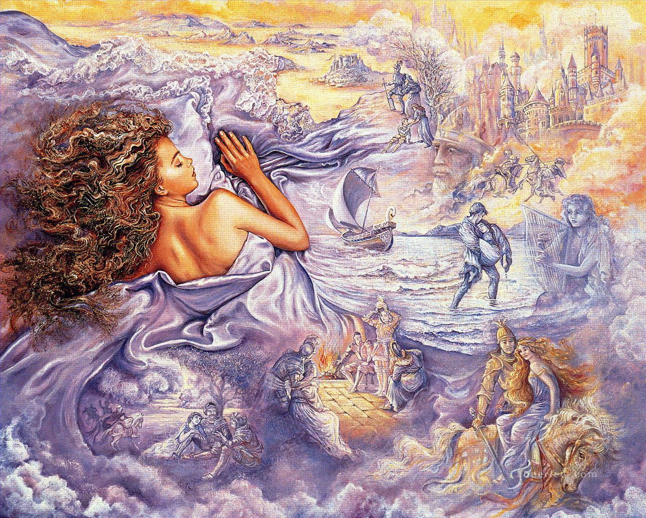 JW lilac dreams Fantasy Oil Paintings